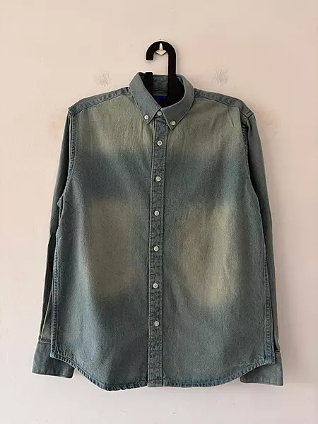 Moss faded denim shirt