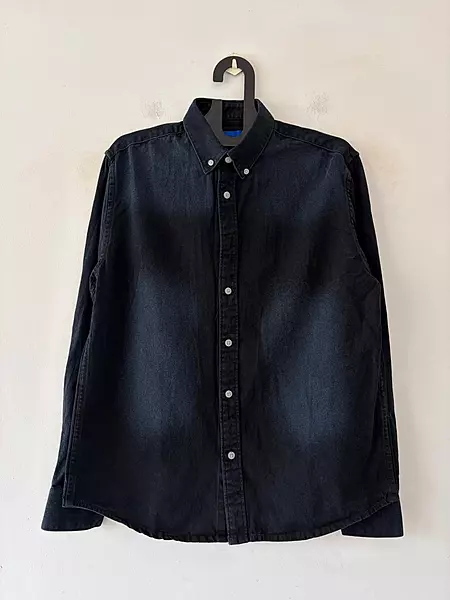 Midnight wash denim shirt