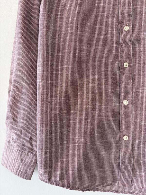 Dusty mauve stripes shirt