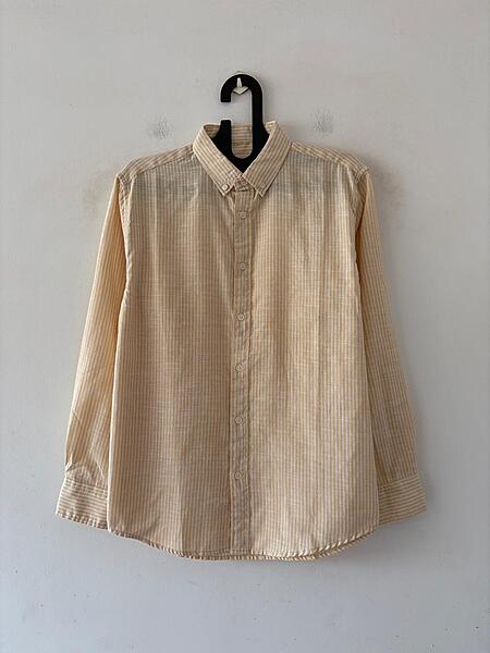 Pastel yellow stripes shirt