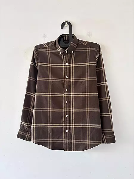 Cocoa brown & sand flannels