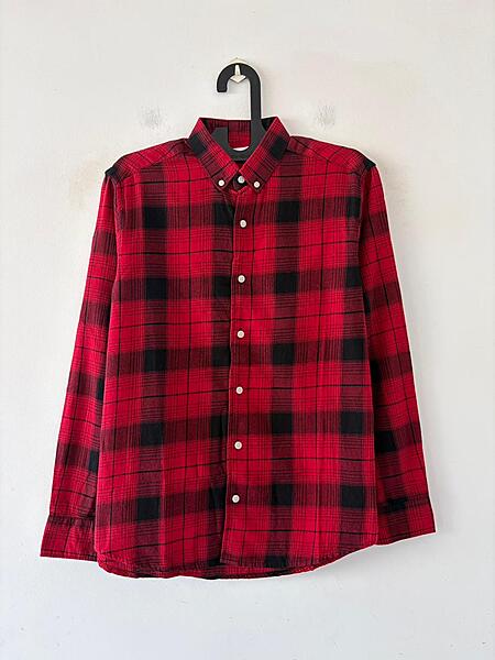 Crimson red & midnight flannels