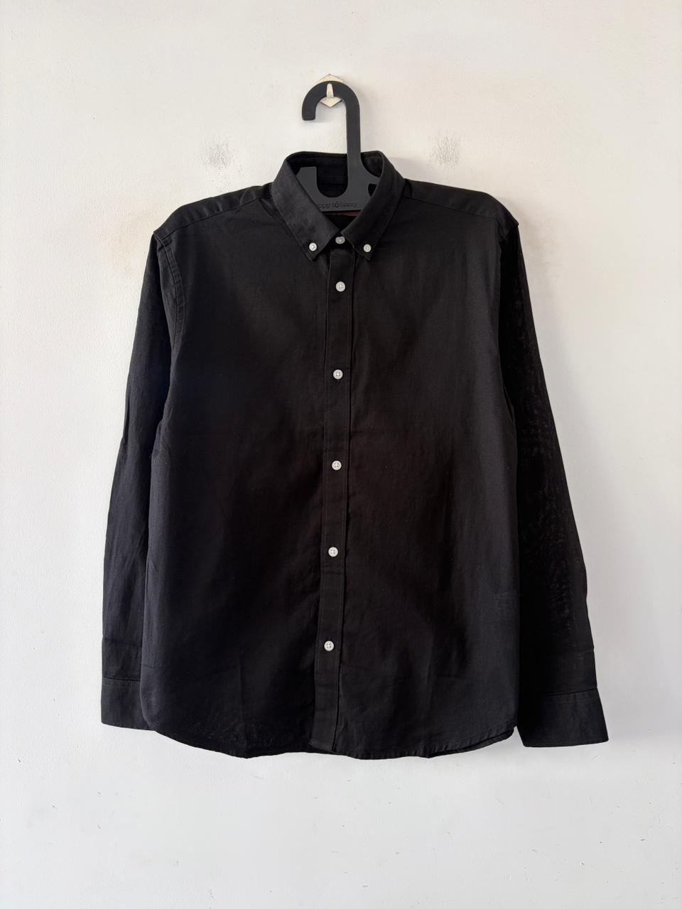 Noir mist linen shirt