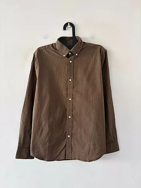 Cocoa earth linen shirt