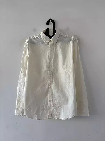 Ivory clay linen shirt