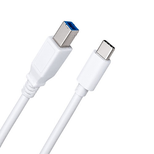 USB Type C to USB B 2.0 Printer Cable, Scanner Cable Compatible with HP Canon Epson Lexmark MacBook Pro/Air iMac XPS ASUS Laptops (Black) USB Type C to USB B 2.0 Printer Cable, Scanner Cable Compatible with HP Canon Epson Lexmark MacBook Pro/Air iMac XPS ASUS Laptops (Black)