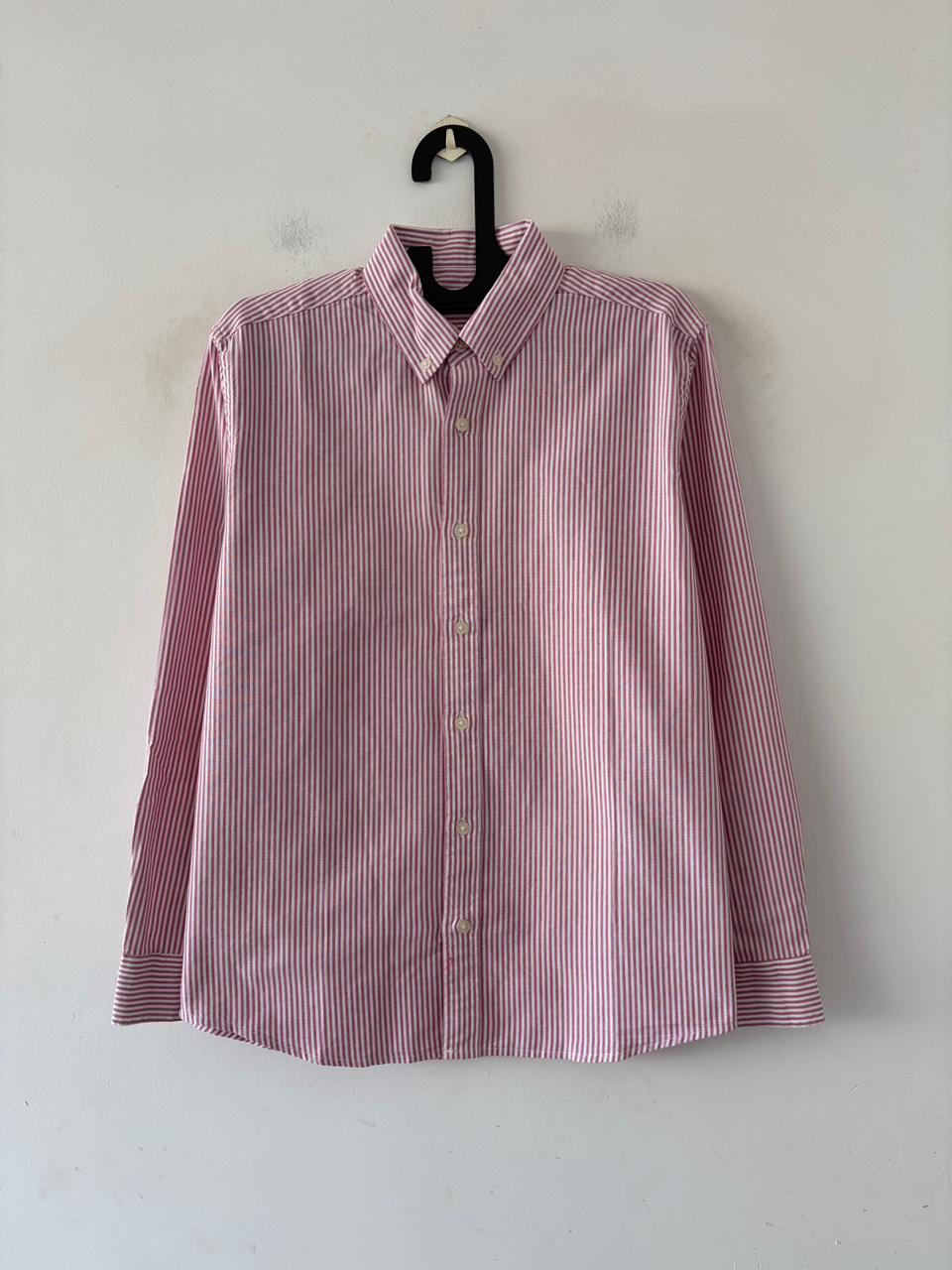 Soft pink oldmoney stripes shirt