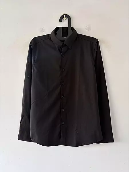 Noir luxe self-designer shirt