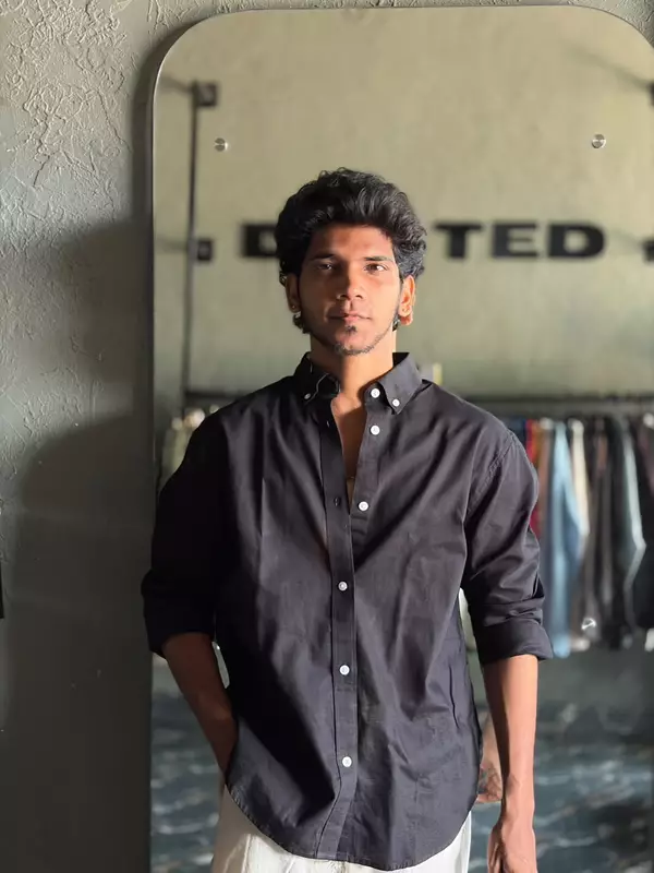 Noir mist linen shirt