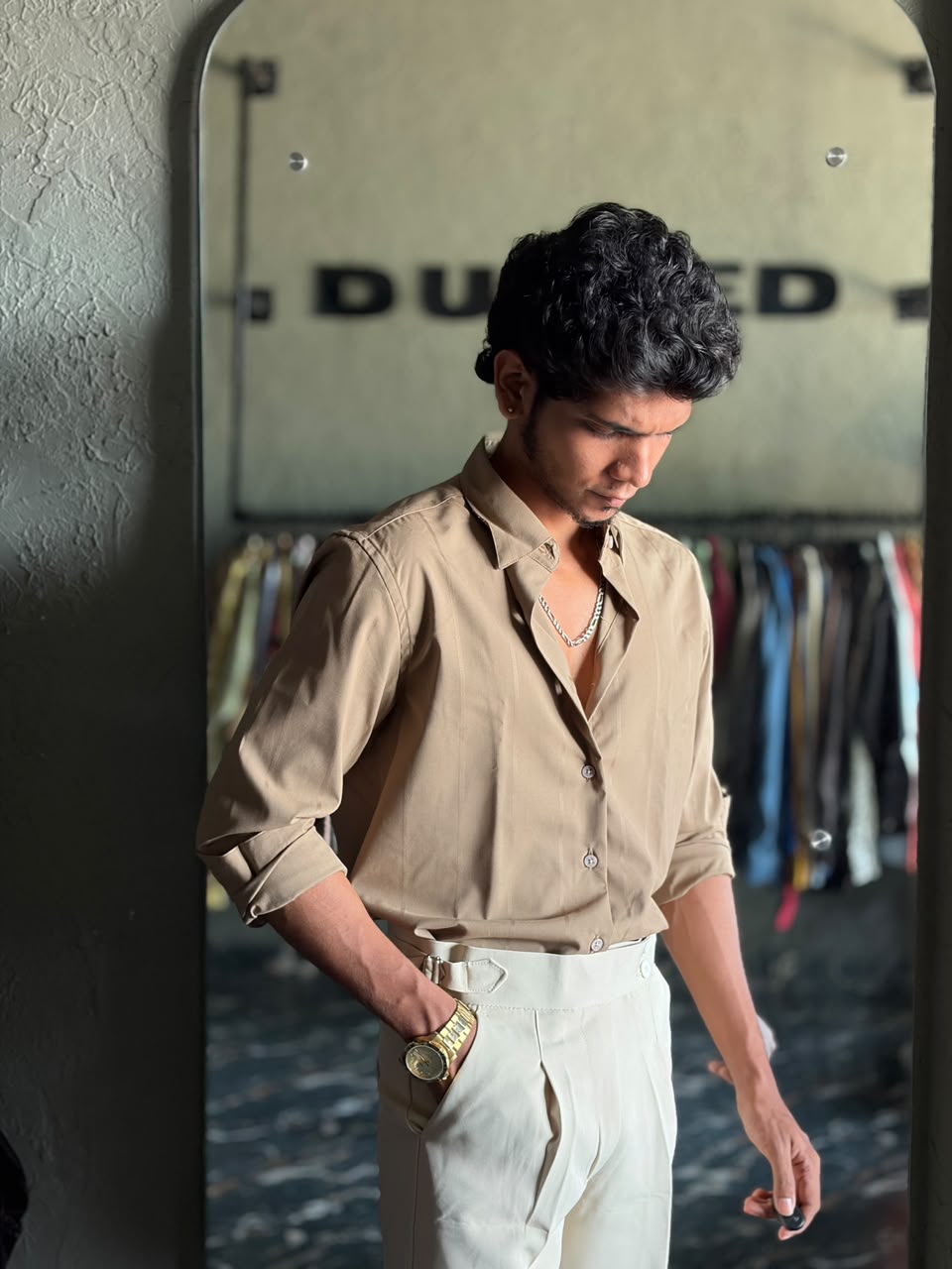 Sand self-designer shirt