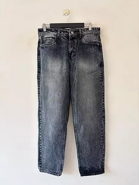 Charcoal fade momfit jeans