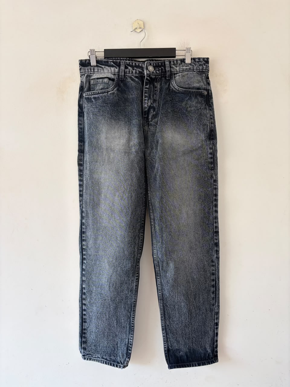 Charcoal fade momfit jeans