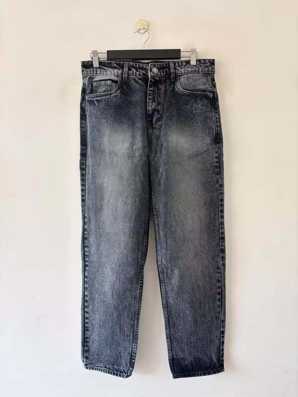 Charcoal fade momfit jeans