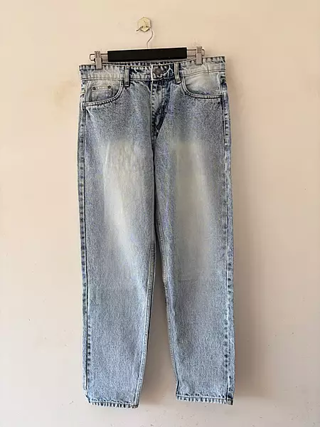 Frosted sky momfit jeans
