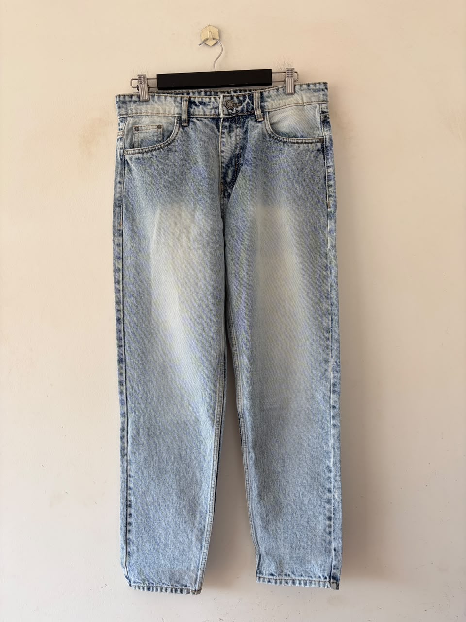 Frosted sky momfit jeans