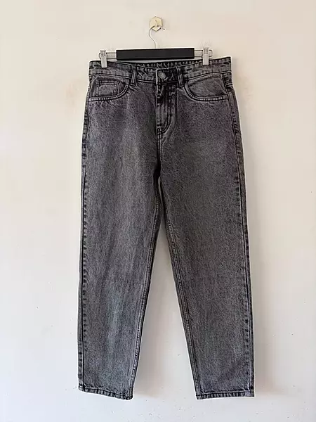 Graphite mist momfit jeans