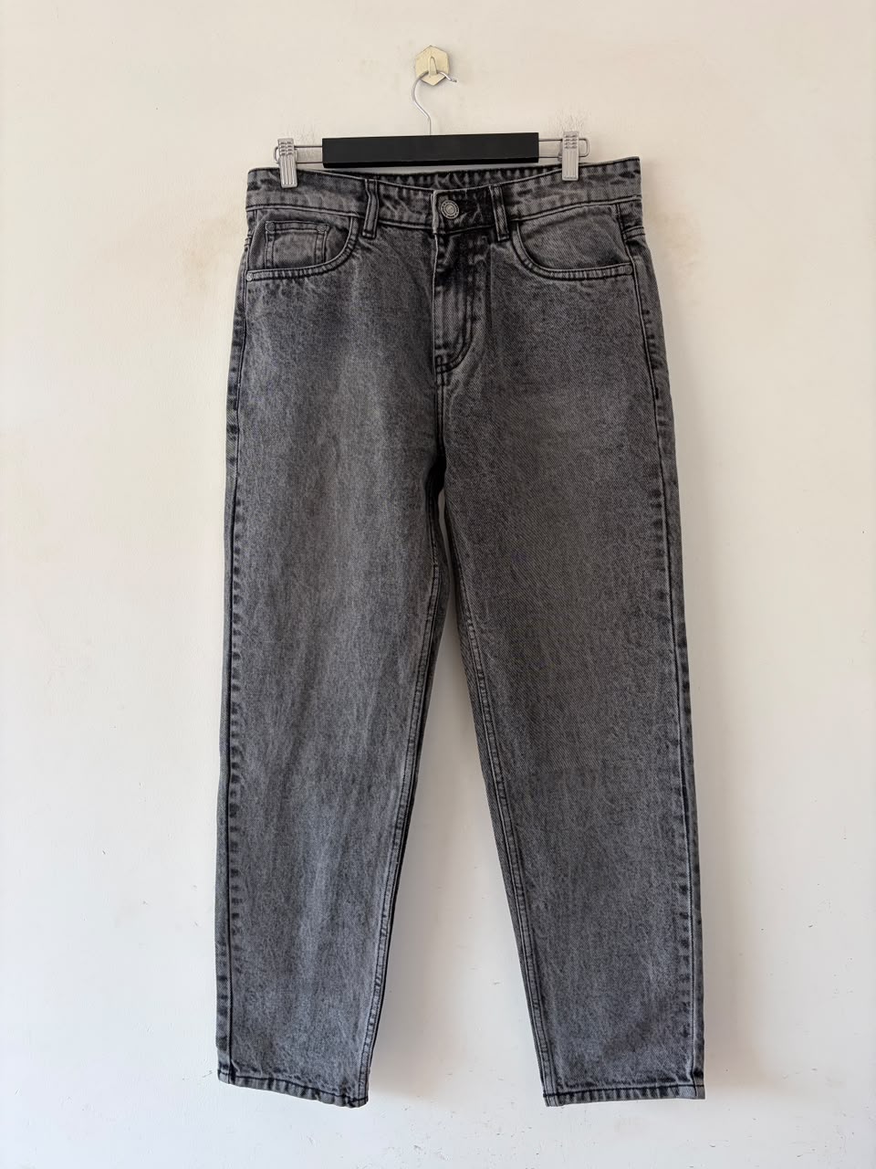 Graphite mist momfit jeans