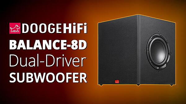 DoogeHiFi BALANCE-8D Dual-Driver Subwoofer