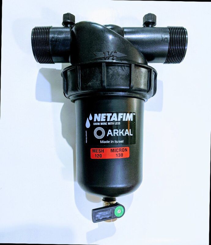 ARKAL 1.5" FILTER+VALVE 120 MESH (SHORT)