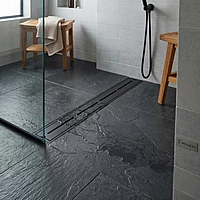 Slot Shower Drain Channel SS-304 (Black)