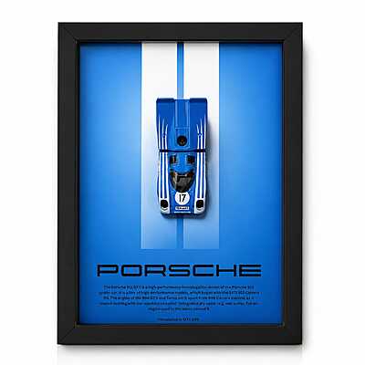 Porsche Die Cast Car Frame
