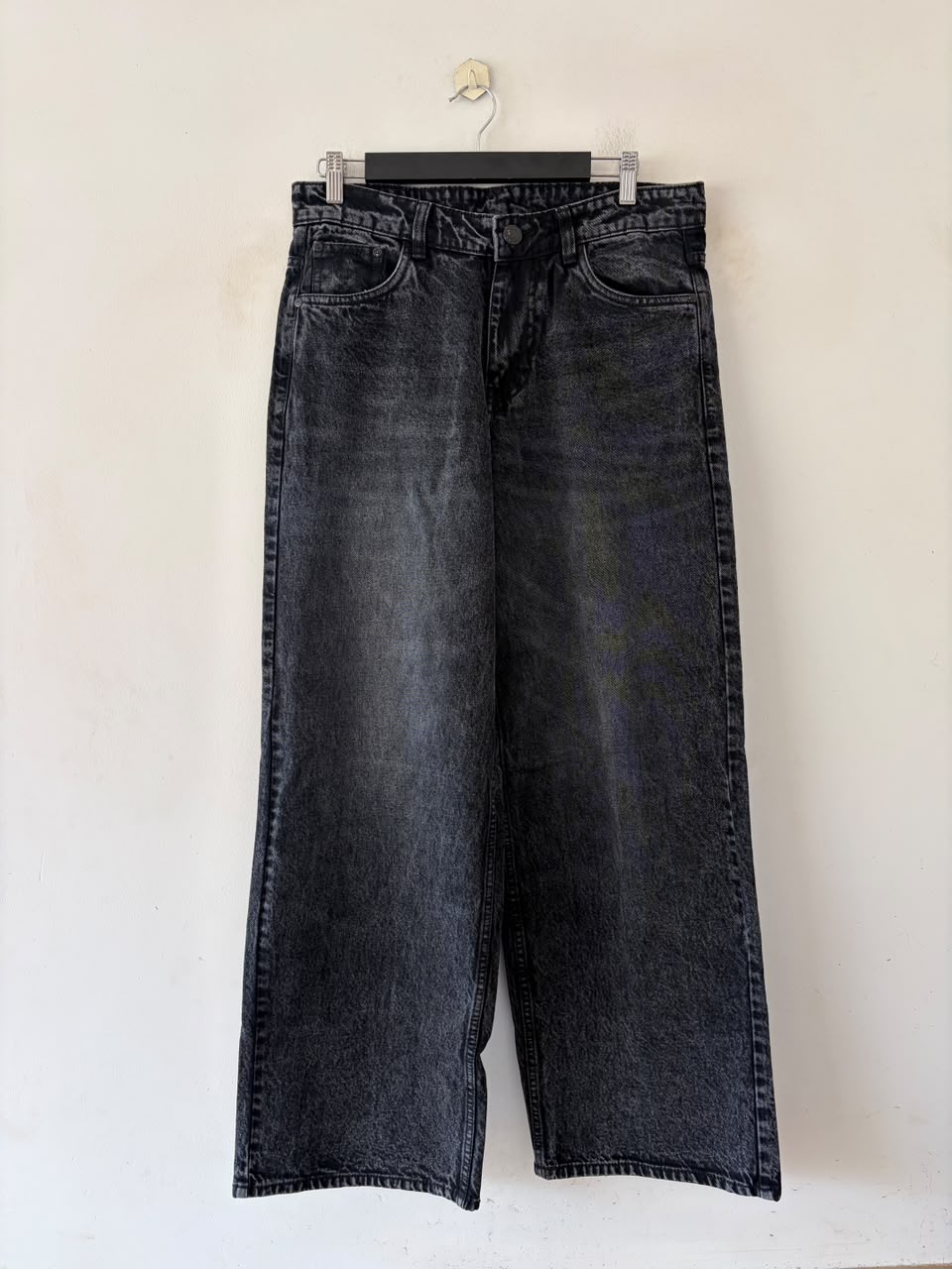 Graphite drift baggy jeans