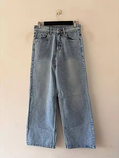 Frost light baggy jeans