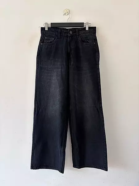Midnight wash baggy jeans