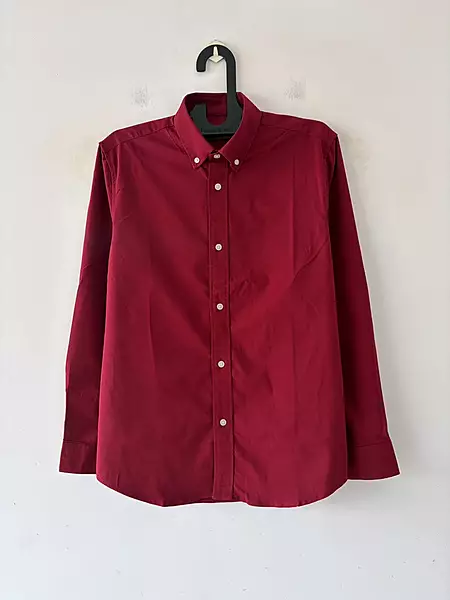 Cherry red oxford shirt