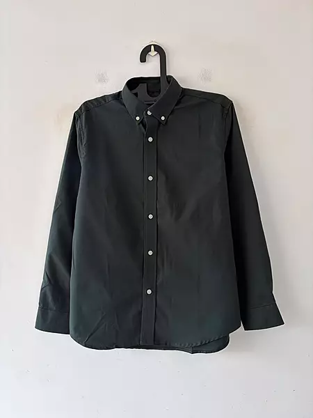 Deep emerald oxford shirt