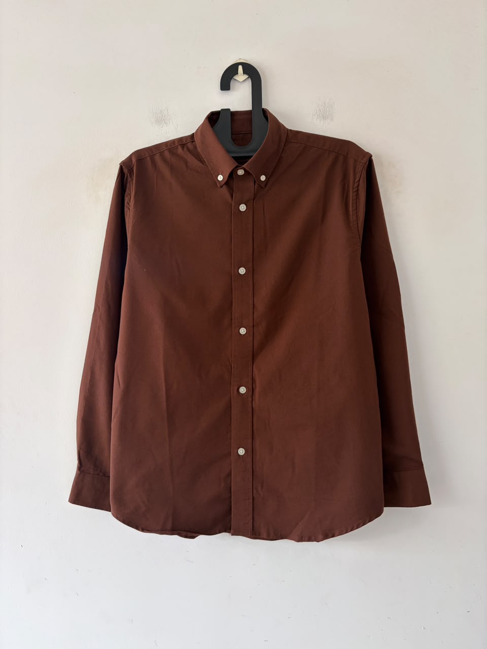 Honey brown oxford shirt
