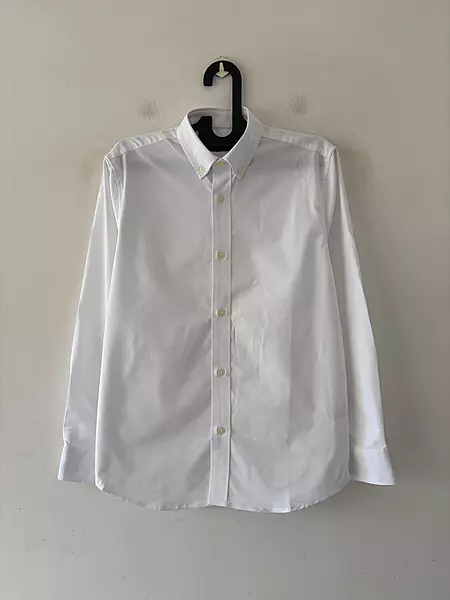 Pearl white oxford shirt