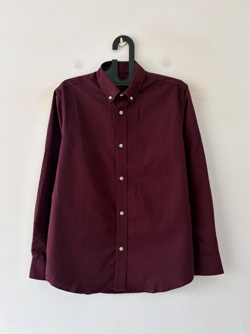 Wine maroon oxford shirt