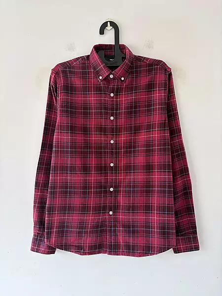 Ruby red & midnight blue flannels