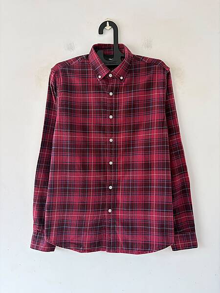Ruby red & midnight blue flannels