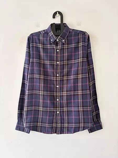 Plum violet & taupe flannels