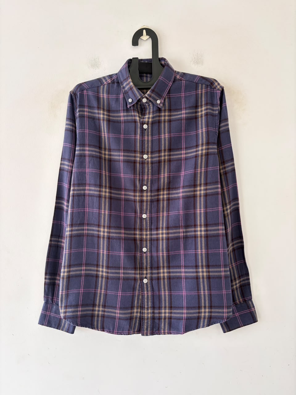 Plum violet & taupe flannels