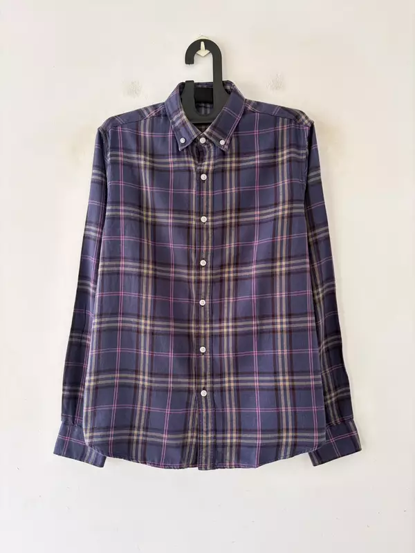 Plum violet & taupe flannels