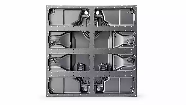Aluminium die-cast outdoor rental LED cabinet, 640 x 640 mm