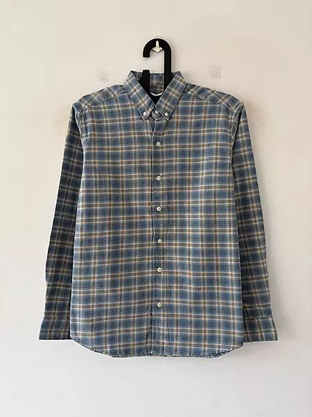 Steel blue & sand flannels