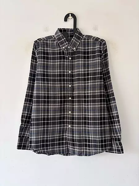 Graphite black & stone flannels