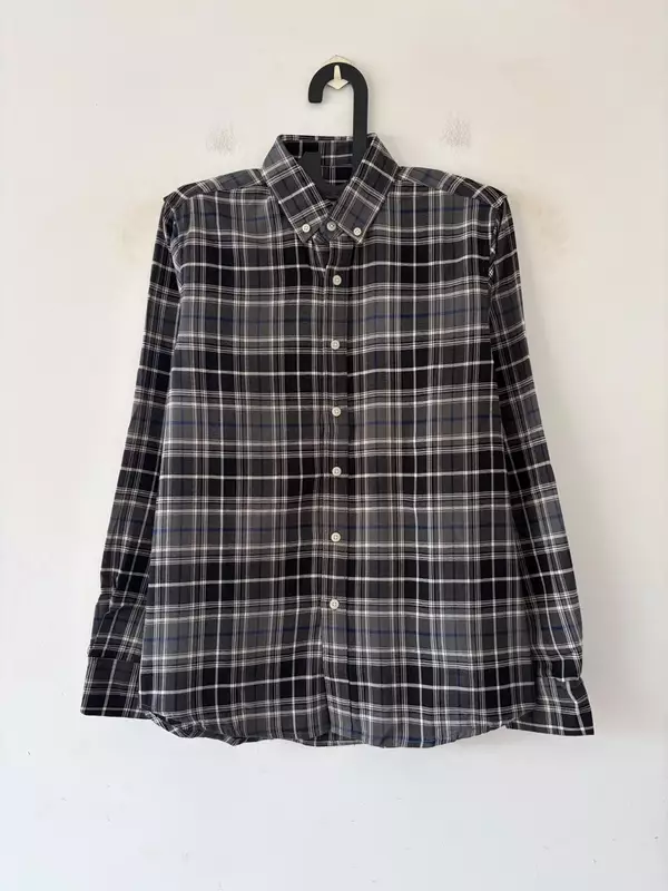Graphite black & stone flannels