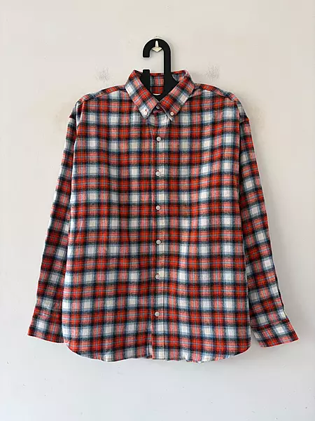 Scarlet red & frost flannels