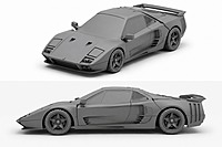 3D Printed Supercar Model – Premium Collectible Display Car 3D Printed Supercar Model – Premium Collectible Display Car
