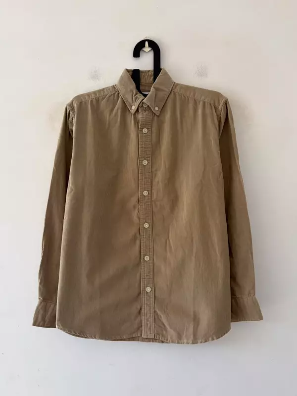 Deep beige corduroy shirt