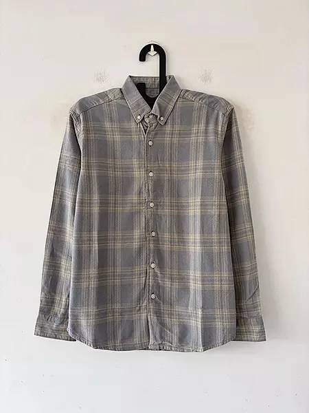 Ash grey & beige flannels