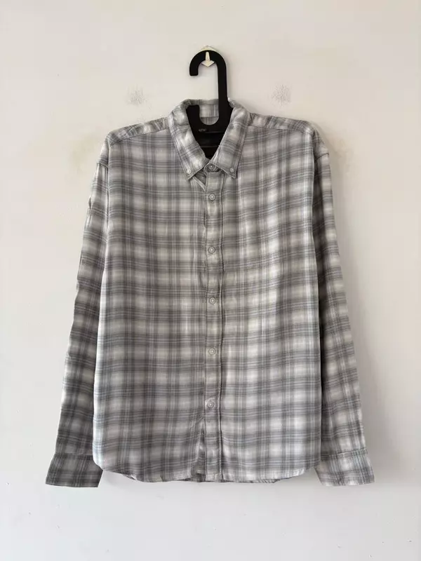 Silver grey & pearl flannels