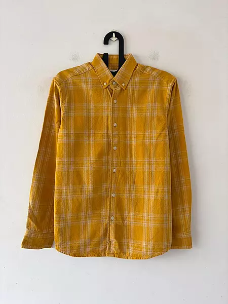Mustard gold & frost flannels
