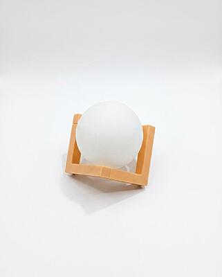 3D Moon Night Light with Plastic Lampshade