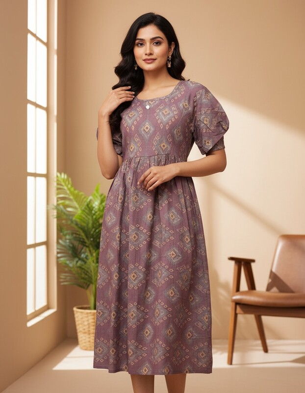 SHAILAJA FROCK MODEL NIGHTIES.